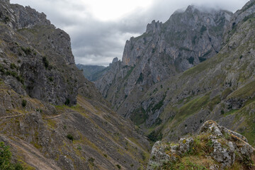 Obraz premium Ruta del Cares, Parque Nacional de los Picos de Europa, España