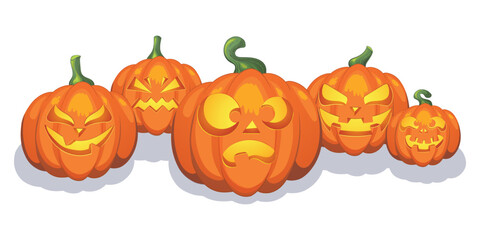 halloween pumpkin illustration