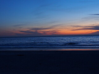 Obraz premium sunset at the beach