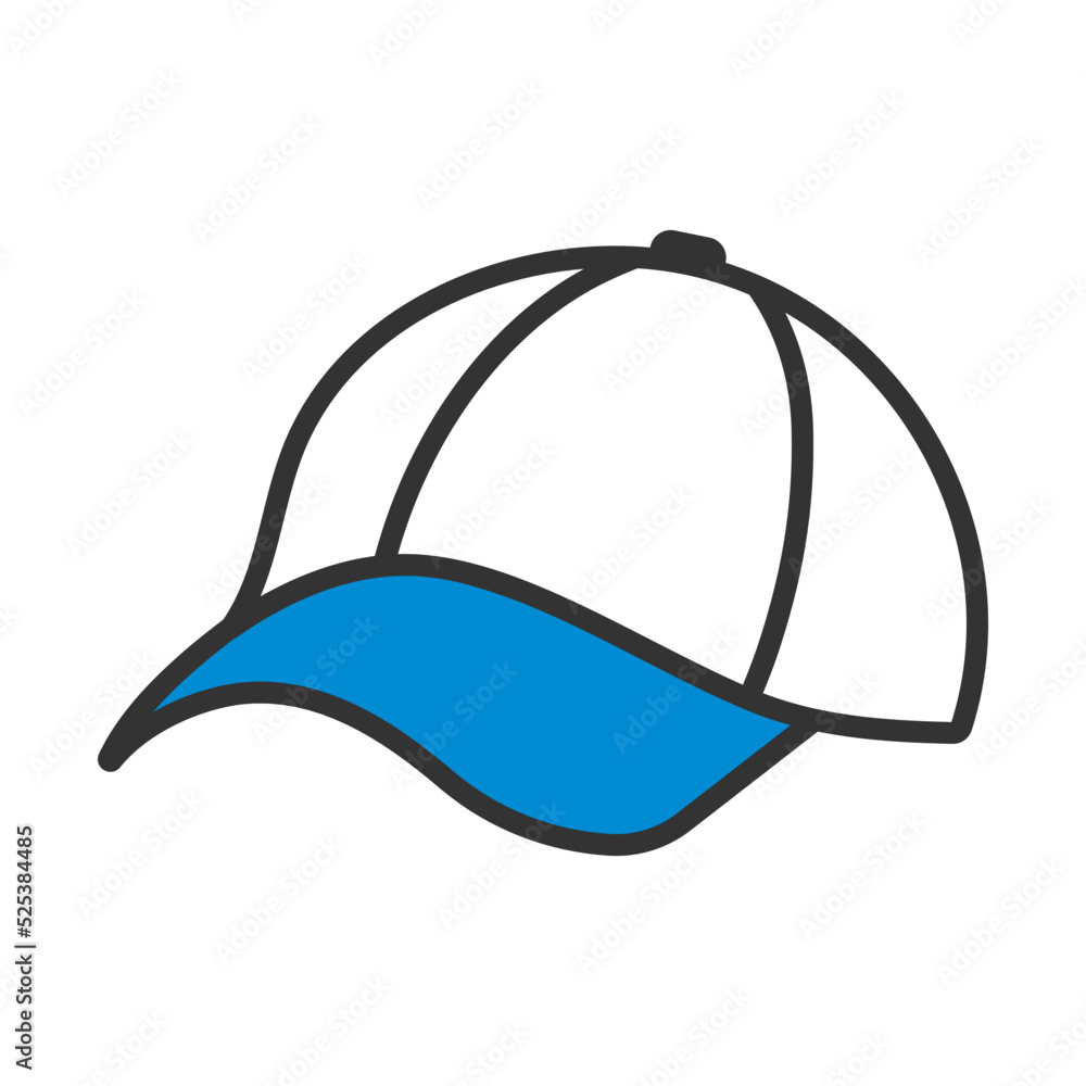 Canvas Prints baseball cap icon