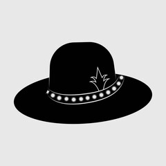 Cowboy Hat SVG Cut File, Western Hat Svg, Hat Svg, Cowboy Svg, Cowboy Hat Silhouette, 

