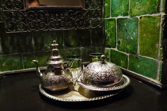 Moroccan Silver Tea Pot