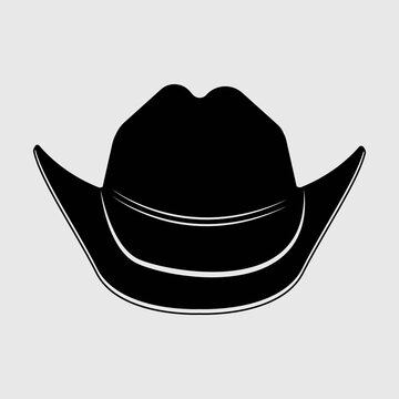 Cowboy Hat SVG Cut File, Western Hat Svg, Hat Svg, Cowboy Svg, Cowboy Hat Silhouette, 
