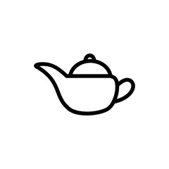 teapot icon vector illustration logo template for many purpose. Isolated on white background.