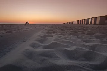Photo sur Plexiglas Mer du Nord, Pays-Bas Coucher de soleil en Zélande (Burgh-Haamstede) - Pays-Bas