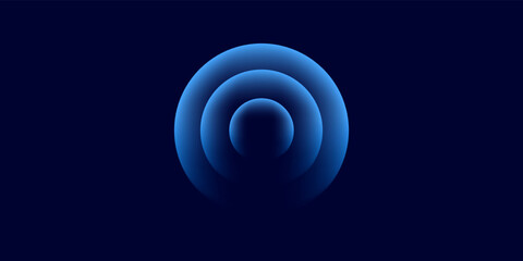 3つ重ねた透明の円、グラデーション © YY apartment