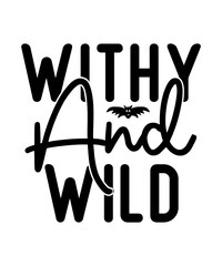 Obraz premium halloween t shirt design