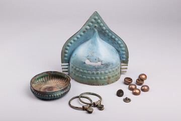 Things Cimmerian Warrior. Etruscan Bronze Crested Helmet, 7-9th century BC.