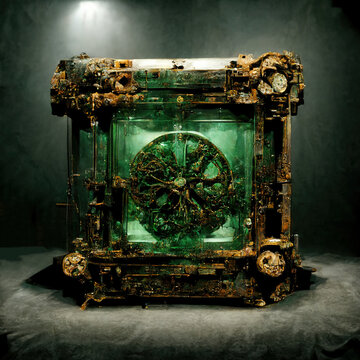 The Antikythera Mechanism: artistic rendering of the oldest analogue computer