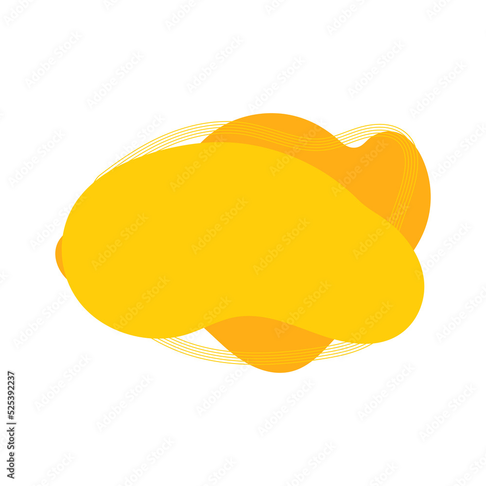Aufkleber modern abstract vector banner. flat geometric shape in memphis design style. template for use in web