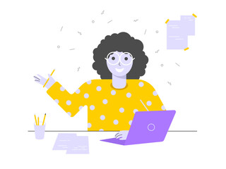 colorful online studying 