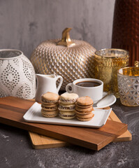 Alfajores traditional sweet cookies dessert filled food