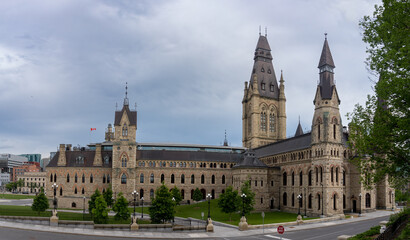 Ottawa, Canada: The West Block, West Block (officially: Western Departmental Building; French: Édifice administratif de l'ouest) part of core of Canada’s Parliamentary Precinct. Parliament Hill
