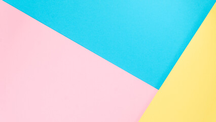 Multicolored background of three colors in geometric shapes