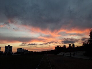 Nice summer view from Varna in Bulgaria 