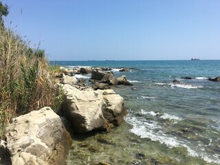 Nice summer view from Varna in Bulgaria 