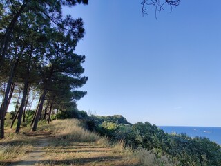 Nice summer view from Varna in Bulgaria 