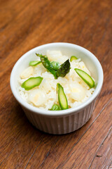 Simple plain white rice white bowl comfort food 