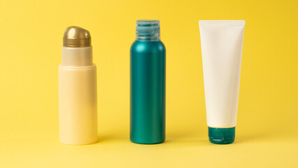 Tubes with creams, serum, balm - skin and hair care at home