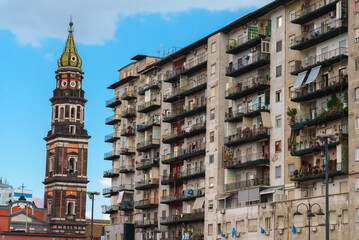 Santa Maria del Carmine church in Naples, Italy.