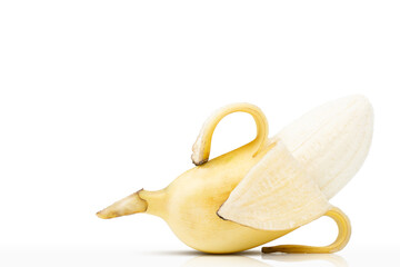 Banana image depicting a sex symbol,Men penis size concept,Sex concept - 525402682