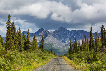 Fototapeta premium Road in mountains