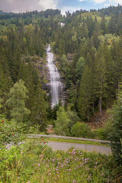 Melnikfall at Malta Hochalmstra&szlig;e in Carinthia, Austria