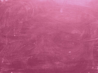Pink Blackboard Chalkboard texture.Empty blank black dirty school board wall banner background backdrop with traces of chalk for text.School,Cafe,bakery,restaurant menu template wallpaper.Lettering.