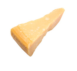 parmesan cheese on white background