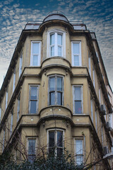Old historical building used as a hotel in Istanbul Eminonu