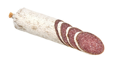 smoked sausage  isolated on transparent background,