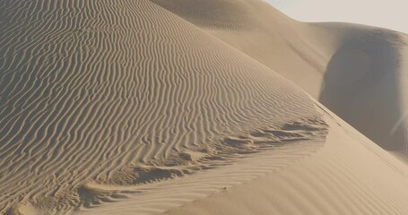 Details of the sand dunes at Oceano Dunes SVRA at Pismo Beach, California