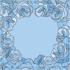 Print for kerchief, bandana, scarf, handkerchief, shawl, neck scarf. Squared pattern with ornament for fabric, textile, silk products. Paisley vector with abstract flowers. Floral folk tracery