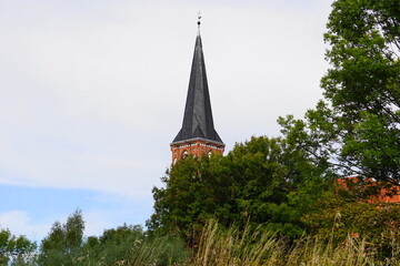 Kirchturmspitze von Wustrow, Mecklenburg-Vorpommern