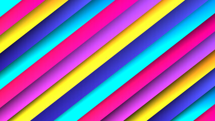 Abstract colorful Geometric Background Template Design. Vivid Color Background For Website, Banner, Flyer, Poster Design, and Promotion Design