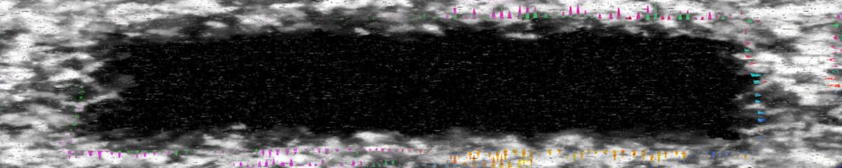 Abstract grunge texture border background image.