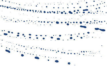 Grunge texture. Distress indigo rough trace. Extra