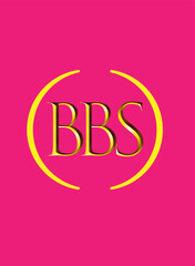 BBS logo yellow and gradint colours