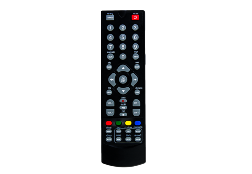 remote control  tv  isolated