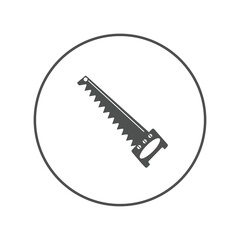 Wood cutter equipment saw icon | Circle version icon |