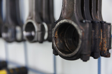 connecting rod on the wall