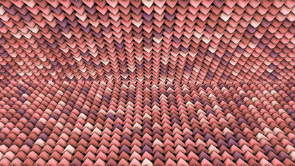 abstract geometric pattern background.3d illustration
