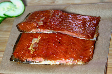 Two Smoked Trout Fillets