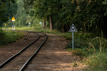 tory kolejki wąskotorowej na wsi © Colorful Soul