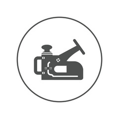 Gun equipment staple tool icon | Circle version icon |