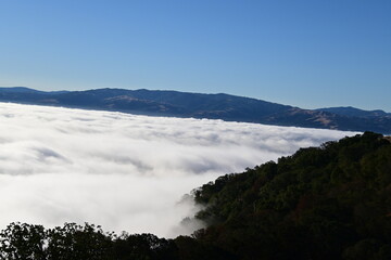 Obraz premium fog in the mountains