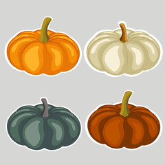 Pumpkin stickers.