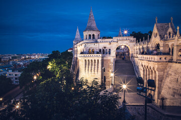 Fototapeta premium fisherman's Bastion in Budapest city Hungary