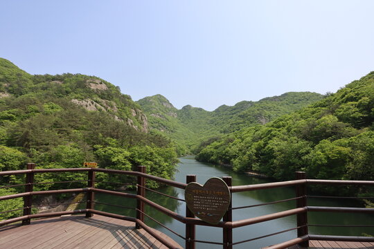 한국의 산과 계곡(부안 변산반도 국립공원 직소보 전망대)