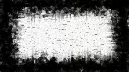 Abstract grunge border background image.